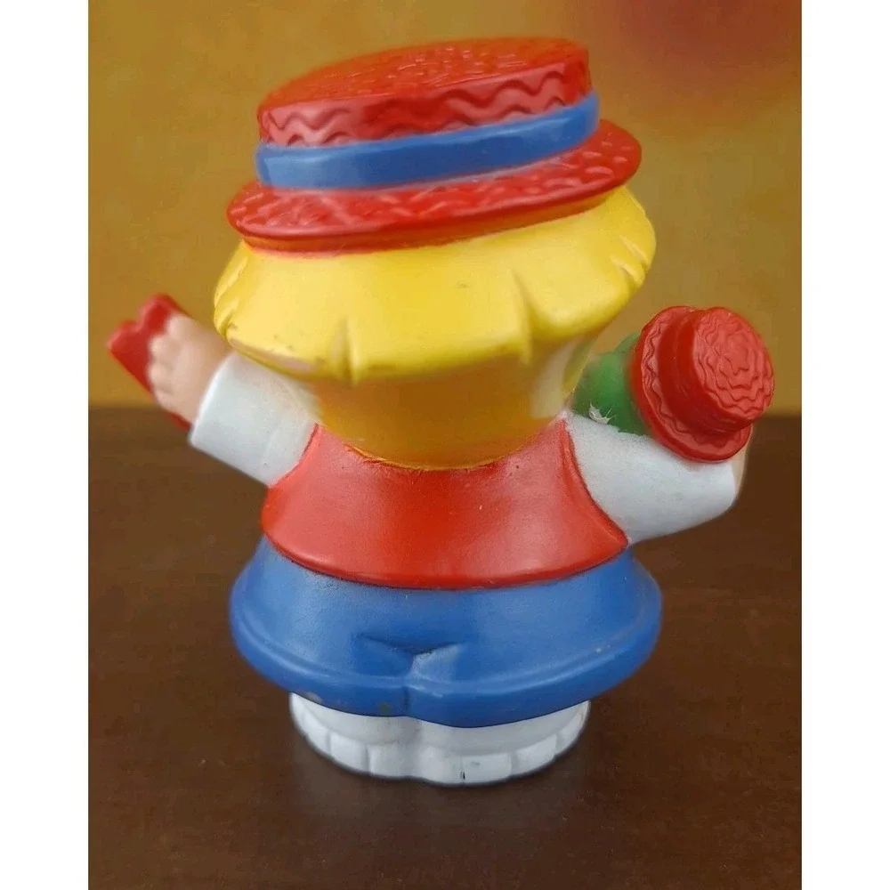 Vtg 2003 Fisher Price Little People Circus Carnival Eddie Ticket With Green Frog